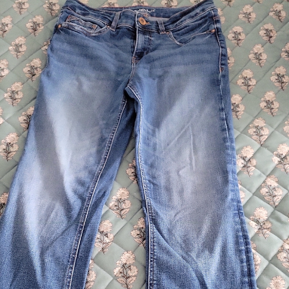 Stylish Light Blue Women's Straight Leg Jeans
